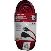 50 ft. 16/3 Indoor/Outdoor Extension Cord, Red and Black